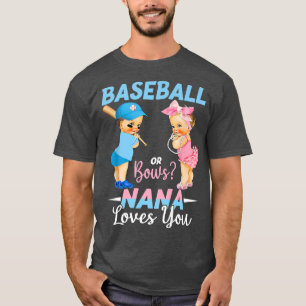 Baseball of Bokes Nana houdt van je Baby T-shirt