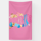 Baseball of brouwerijen: wat wordt het geslacht? spandoek (Verticaal)