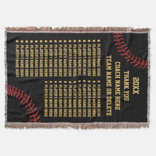 Baseball of Softball Coach Gift Ideeën, ALLE spel Deken