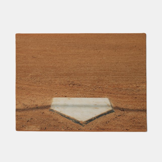 Baseball of Softball Home Bord Deurklep Deurmat (Voorkant)