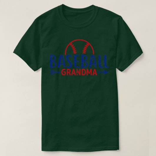 Baseball oma t-shirt (Design voorkant)