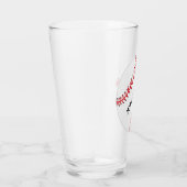 Baseball-ontwerp Drink glas (Rechts)