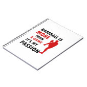 BASEBALL-ONTWERP NOTITIEBOEK (Linkerzijde)