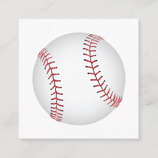 Baseball-ontwerphonkbal met aangepaste BG-kleur Informatiekaartje (Voorkant)