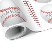 Baseball op maat cadeaupapier (Rol Hoek)