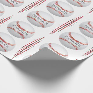 Baseball op maat cadeaupapier