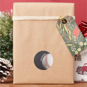 Baseball op maat ronde sticker