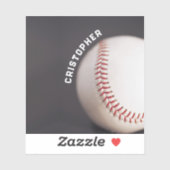 Baseball op maat sticker (Vel)