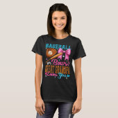 Baseball Or Bows Great Grandpa Loves You Gender Re T-shirt (Voorkant volledig)