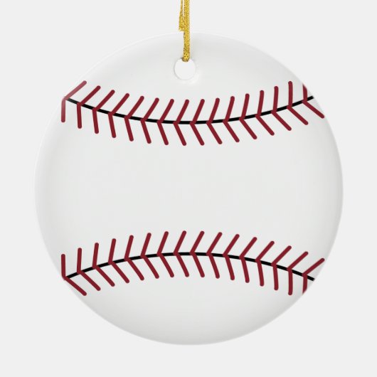 Baseball Ornament (Achterkant)