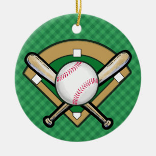 Baseball-Ornament - SRF Keramisch Ornament
