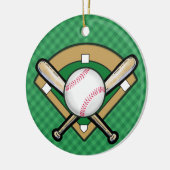 Baseball-Ornament - SRF Keramisch Ornament (Links)