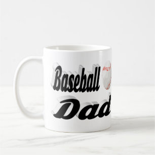 Baseball Papa demi-texte Café Mug