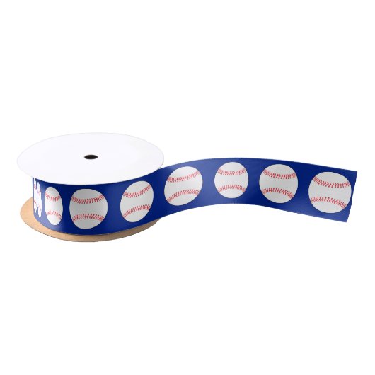 Baseball Party Aangepaste kleur Lint (Spoel)
