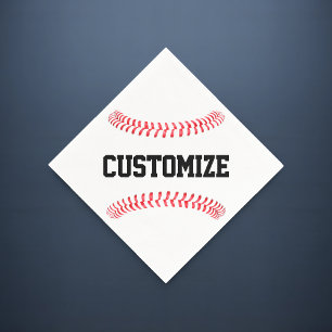 Baseball Party/Banquet Custom Text Party Napkins Servet