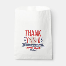 Baseball Party Favor Bags Bedankzakje