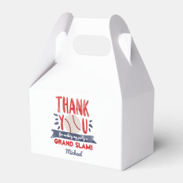 Baseball Party Favor Box Bedankdoosjes