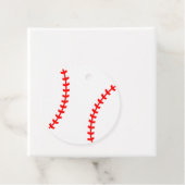 Baseball Party Favor Label, Birthday Label (In situ)