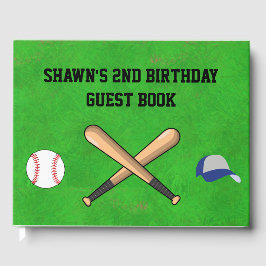 Baseball Party Guest Book Gastenboek
