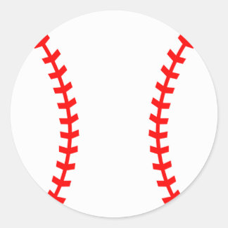 Baseball Party Sticker, Birthday Sticker