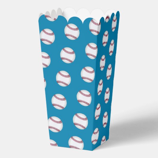 Baseball Party Treat Favoriet Box Bedankdoosjes (Achterkant)