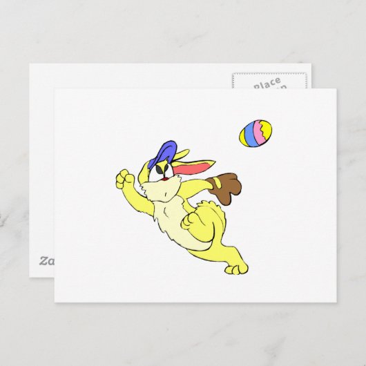 Baseball Pasen Feestdagenkaart (Voorkant / Achterkant)