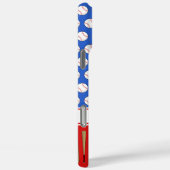 Baseball patroon aangepaste naam Case-Mate iPhone case (Achterkant / Rechts)