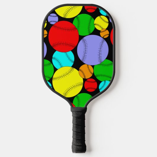Baseball Patroon Pickleball Paddle (Voorkant)
