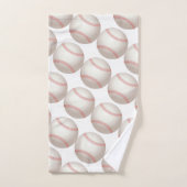 Baseball Pattern Bathroom Towel Set Bad Handdoek (Handdoek)