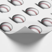 Baseball Pattern Wrapping Paper Cadeaupapier (Hoek)