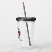 Baseball Personalized Acryltumbler Acryl Drinkbeker (Links)
