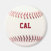Baseball Personalized Magnet Magneet (Voorkant)