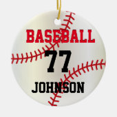 Baseball Personalized Ornament (Voorkant)
