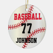 Baseball Personalized Ornament (Links)