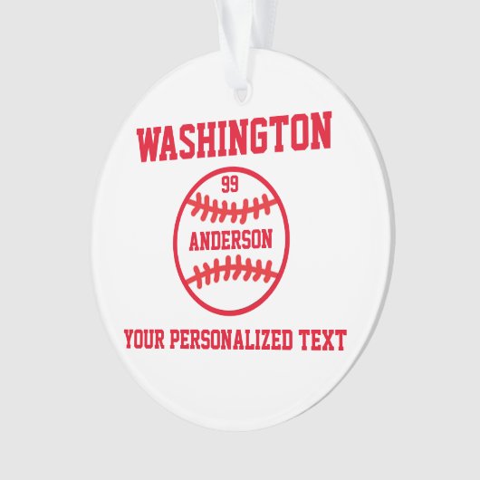 Baseball personnalisé (devant)