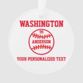 Baseball personnalisé (devant)