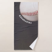 Baseball personnalisé (Serviette de bain)