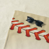 Baseball personnalisé / serviette de plage Softbal (En situation)