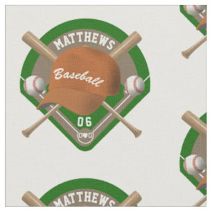 Baseball Pet Bats Diamond Persoonlijk Naam Number Stof
