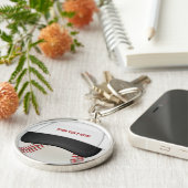 Baseball Pet Sleutelhanger (Zijkant)