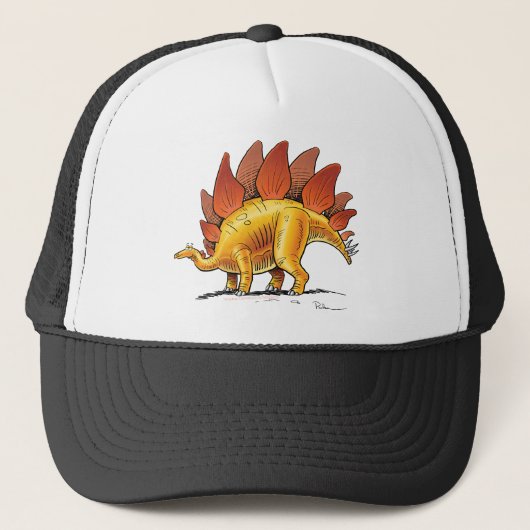 Baseball Pet Stegosaurus Cartoon Dinosaur (Voorkant)