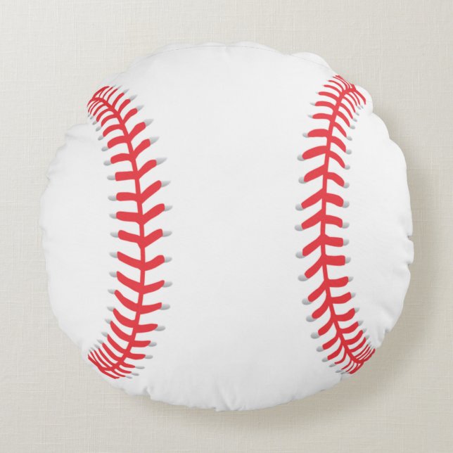 Baseball Pillow Rond Kussen (Voorkant)