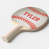 Baseball Ping Pong personaliseren Paddle Tafeltennisbatje (Voorkant Gekanteld)