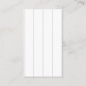Baseball Pinstripe QR Code Bruiloft Details Informatiekaartje (Achterkant)