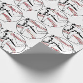 Baseball Pitcher Cadeaupapier (Hoek)
