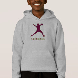 Baseball Pitcher Kinder Hoodie