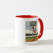 Baseball Pitcher op Mound van Jay Throckmorton Mok (Voorkant rechts)