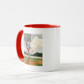 Baseball Pitcher op Mound van Jay Throckmorton Mok (Voorkant links)