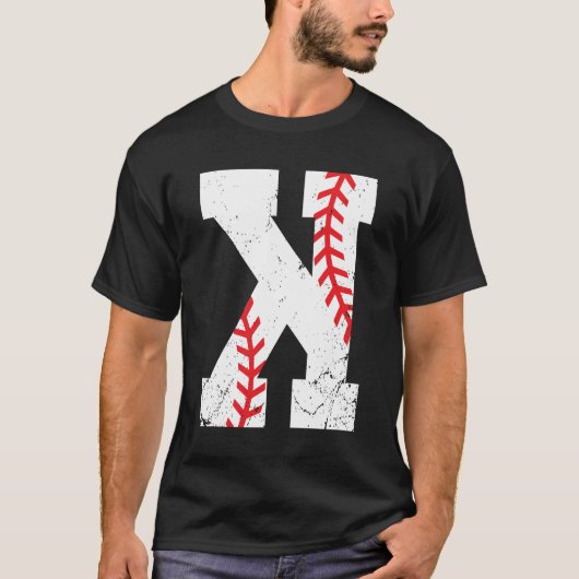 Baseball Pitcher Strikeout K T-shirt (Voorkant)