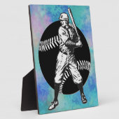 Baseball : Plaque Vintage (Côté)